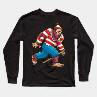 Bigfoot Waldo Long Sleeve T-Shirt